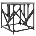 Miniatyrbilde 5 av 9: vidaXL Salongbord grå sonoma 45x45x47,5 cm konstruert tre