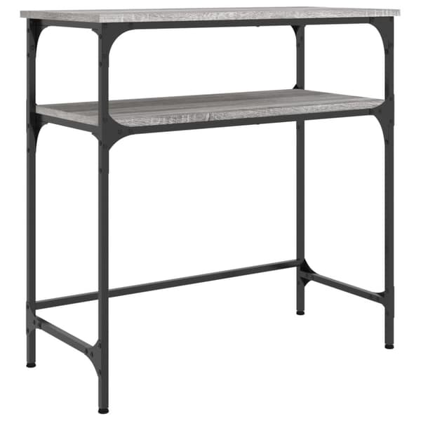 vidaXL Konsollbord grå sonoma 75x35,5x75 cm konstruert tre