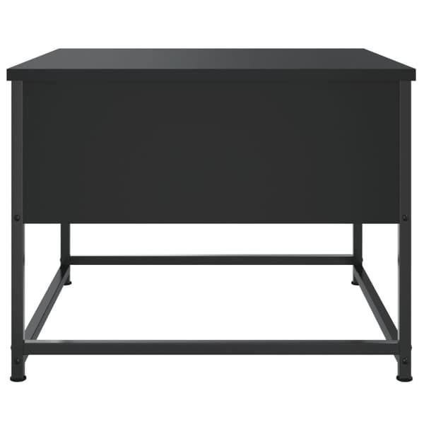 vidaXL Soffbord svart 51x51x40 cm konstruerat trä