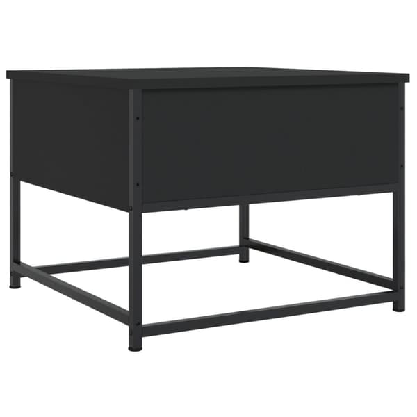 vidaXL Soffbord svart 51x51x40 cm konstruerat trä