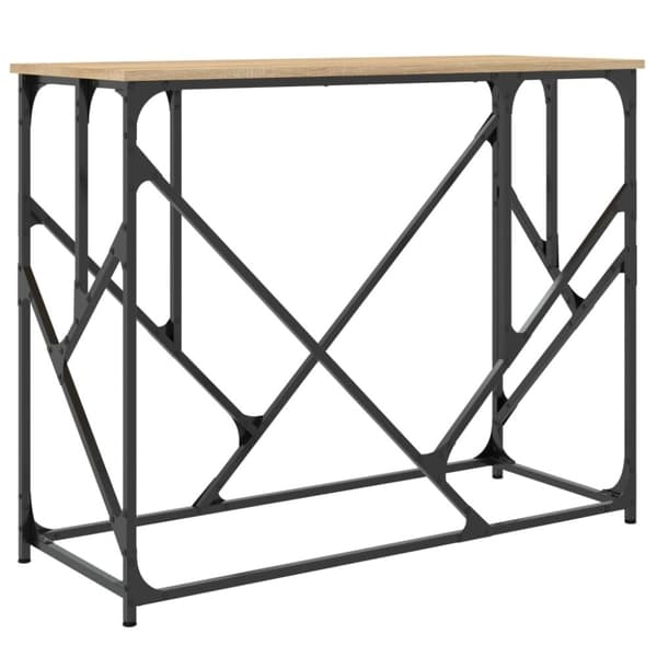 vidaXL Avlastningsbord sonoma ek 100x40x80 cm konstruerat trä
