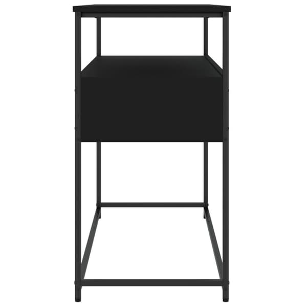 vidaXL Avlastningsbord svart 100x40x75 cm konstruerat trä