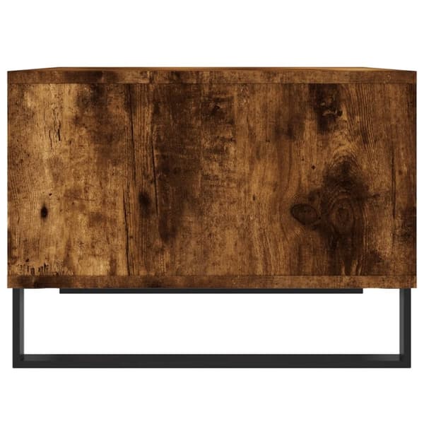 vidaXL Salongbord røkt eik 60x50x36,5 cm konstruert tre