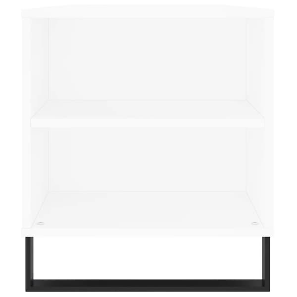 vidaXL Salongbord hvit 102x44,5x50 cm konstruert tre