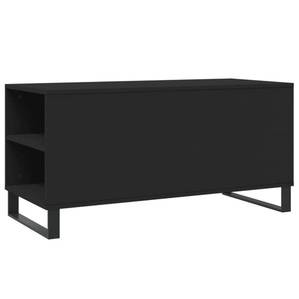 vidaXL Sohvapöytä musta 102x44,5x50 cm tekninen puu