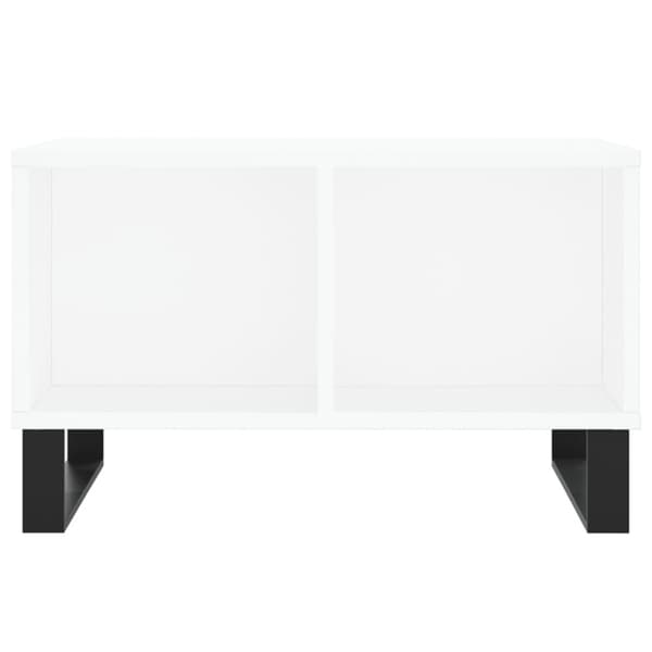 vidaXL Salongbord hvit 60x50x36,5 cm konstruert tre