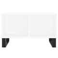 Miniatyrbilde 4 av 9: vidaXL Salongbord hvit 60x50x36,5 cm konstruert tre