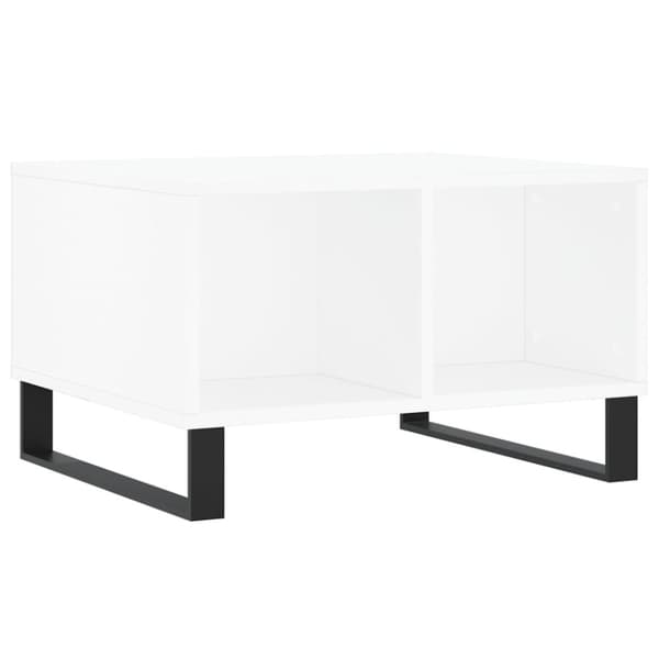 vidaXL Salongbord hvit 60x50x36,5 cm konstruert tre