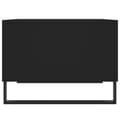 Miniatyrbilde 5 av 9: vidaXL Salongbord svart 60x50x36,5 cm konstruert tre