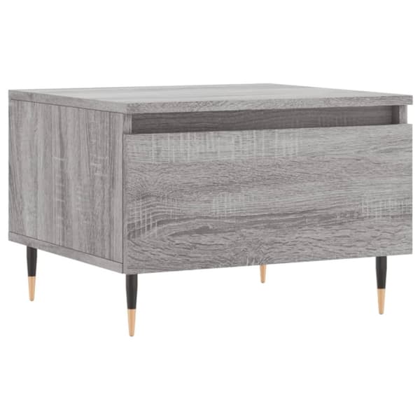 vidaXL Salongbord 2 stk grå sonoma 50x46x35 cm konstruert tre