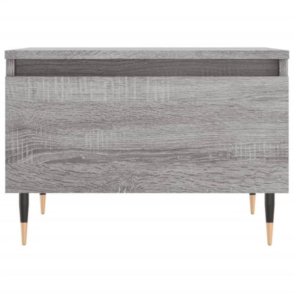 vidaXL Salongbord 2 stk grå sonoma 50x46x35 cm konstruert tre