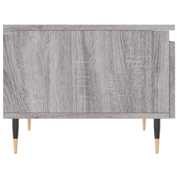 vidaXL Salongbord 2 stk grå sonoma 50x46x35 cm konstruert tre