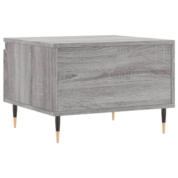 vidaXL Salongbord 2 stk grå sonoma 50x46x35 cm konstruert tre