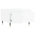 Miniatyrbilde 4 av 9: vidaXL Salongbord 2 stk høyglans hvit 50x46x35 cm konstruert tre