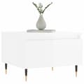 Miniatyrbilde 2 av 9: vidaXL Salongbord 2 stk høyglans hvit 50x46x35 cm konstruert tre