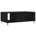 Miniatyrbilde 1 av 11: vidaXL Salongbord svart 90x50x36,5 cm konstruert tre