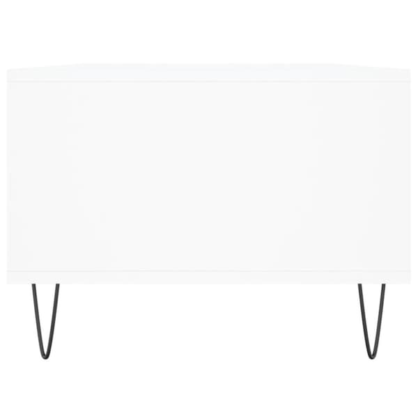 vidaXL Salongbord hvit 90x50x36,5 cm konstruert tre