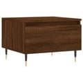 Miniatyrbilde 4 av 11: vidaXL Salongbord 2 stk brun eik 50x46x35 cm konstruert tre