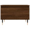 Miniatyrbilde 5 av 11: vidaXL Salongbord 2 stk brun eik 50x46x35 cm konstruert tre