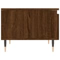 Miniatyrbilde 7 av 11: vidaXL Salongbord 2 stk brun eik 50x46x35 cm konstruert tre