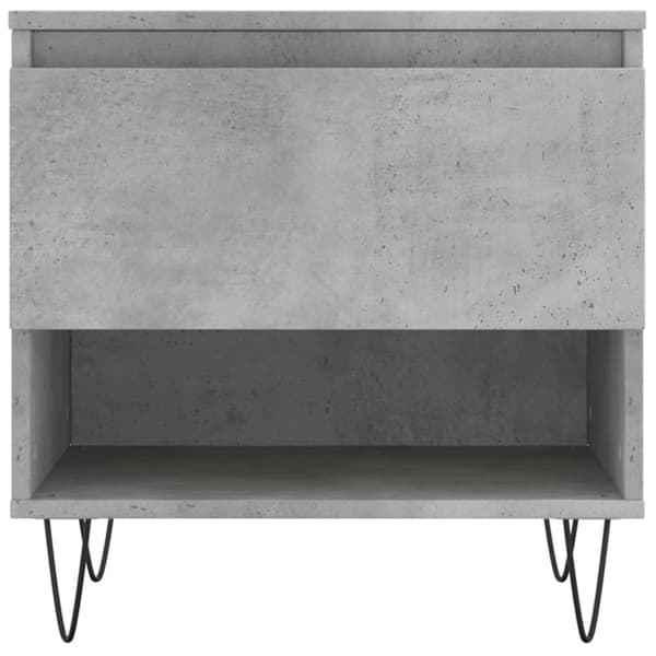 vidaXL Salongbord betonggrå 50x46x50 cm konstruert tre