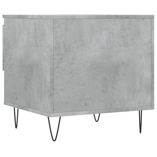 vidaXL Salongbord betonggrå 50x46x50 cm konstruert tre