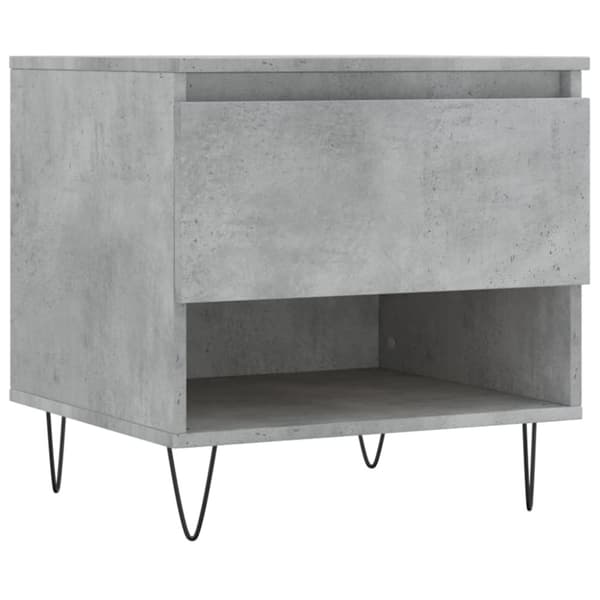 vidaXL Salongbord betonggrå 50x46x50 cm konstruert tre