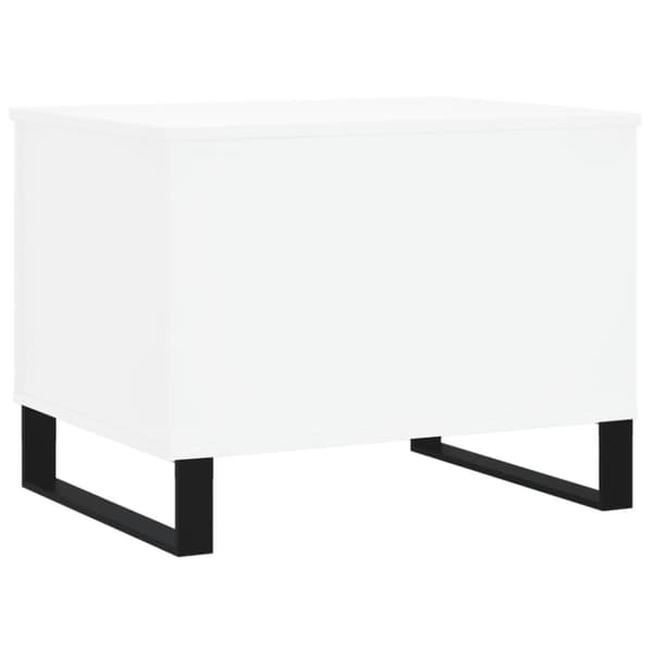 vidaXL Soffbord vit 60x44,5x45 cm konstruerat trä