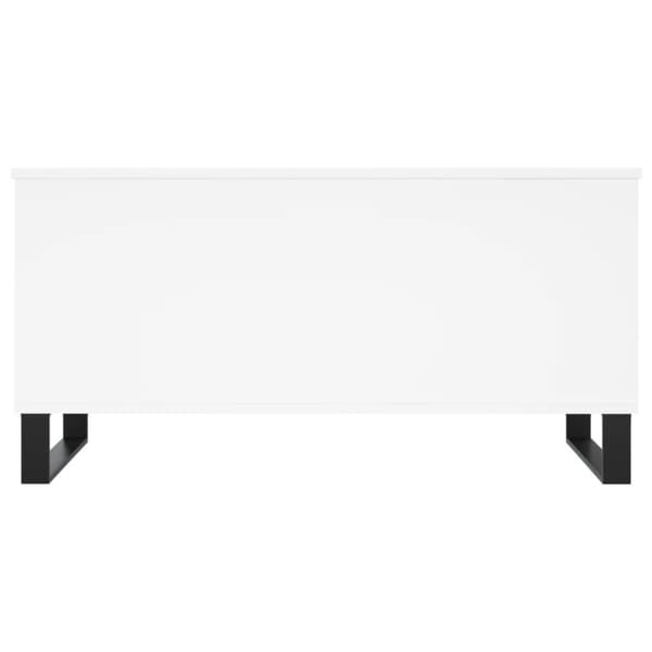 vidaXL Salongbord hvit 90x44,5x45 cm konstruert tre