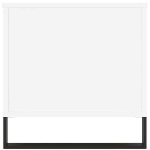 vidaXL Salongbord hvit 90x44,5x45 cm konstruert tre