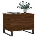 Miniatyrbilde 4 av 11: vidaXL Salongbord brun eik 60x44,5x45 cm konstruert tre