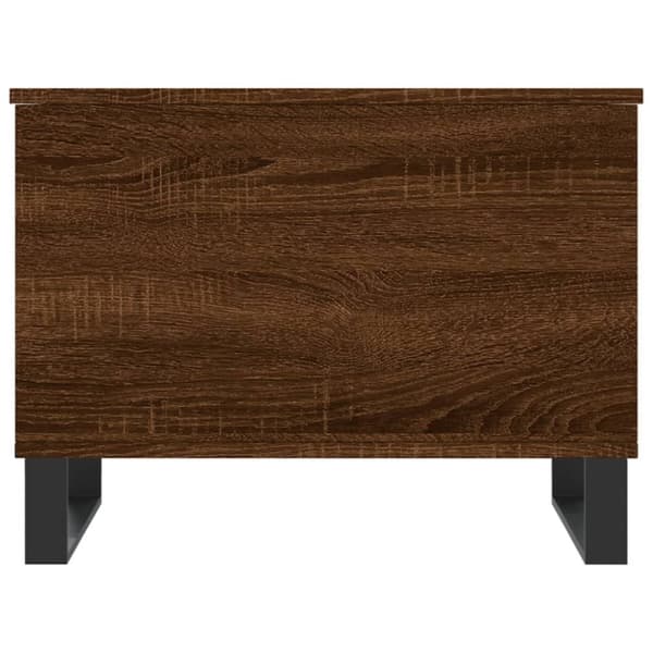 vidaXL Salongbord brun eik 60x44,5x45 cm konstruert tre