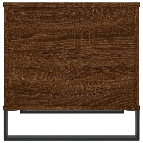 vidaXL Salongbord brun eik 60x44,5x45 cm konstruert tre