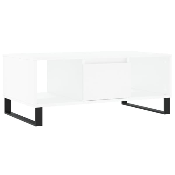 vidaXL sofabord 90x50x36,5 cm konstrueret træ hvid