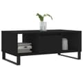 Miniatyrbillede 3 af 11: vidaXL sofabord 90x50x36,5 cm konstrueret træ sort