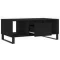 Miniatyrbillede 6 af 11: vidaXL sofabord 90x50x36,5 cm konstrueret træ sort