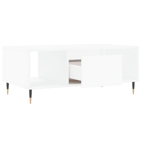 vidaXL sofabord 90x50x36,5 cm konstrueret træ hvid
