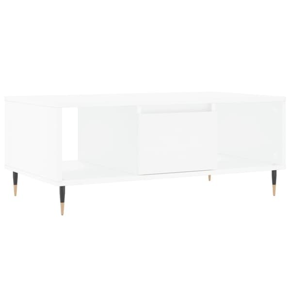 vidaXL sofabord 90x50x36,5 cm konstrueret træ hvid