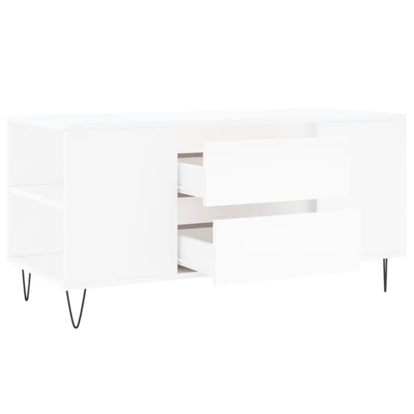 vidaXL sofabord 102x44,5x50 cm konstrueret træ hvid