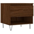 Miniatyrbillede 1 af 11: vidaXL sofabord 50x46x50 cm konstrueret træ brun egetræsfarve