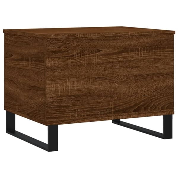 vidaXL Sohvapöytä ruskea tammi 60x44,5x45 cm tekninen puu