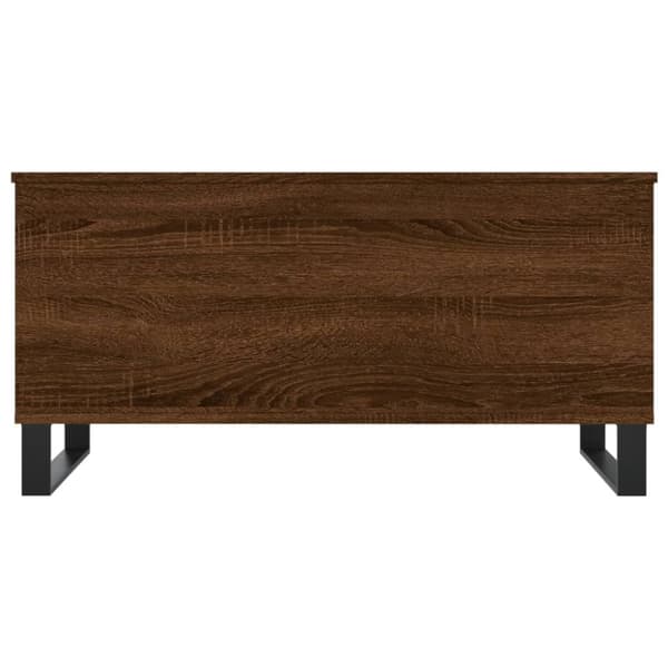 vidaXL Sohvapöytä ruskea tammi 90x44,5x45 cm tekninen puu