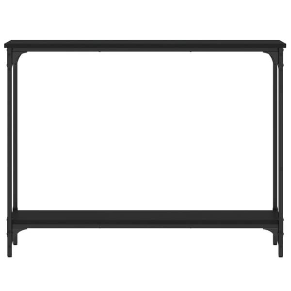 vidaXL Konsolbord svart 100x22,5x75 cm konstruerat trä