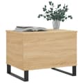 Miniatyrbilde 4 av 11: vidaXL Salongbord sonoma eik 60x44,5x45 cm konstruert tre