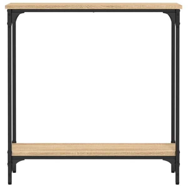 vidaXL Konsolipöytä Sonoma-tammi 75x22,5x75 cm tekninen puu