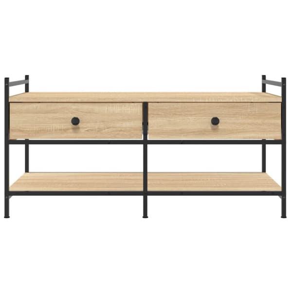 vidaXL sofabord 99x50x50 cm konstrueret træ sonoma-eg