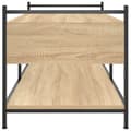Miniatyrbillede 7 af 11: vidaXL sofabord 99x50x50 cm konstrueret træ sonoma-eg