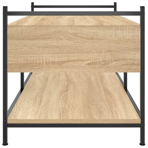 vidaXL sofabord 99x50x50 cm konstrueret træ sonoma-eg