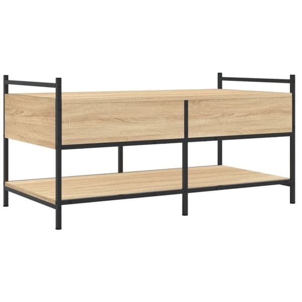 vidaXL sofabord 99x50x50 cm konstrueret træ sonoma-eg