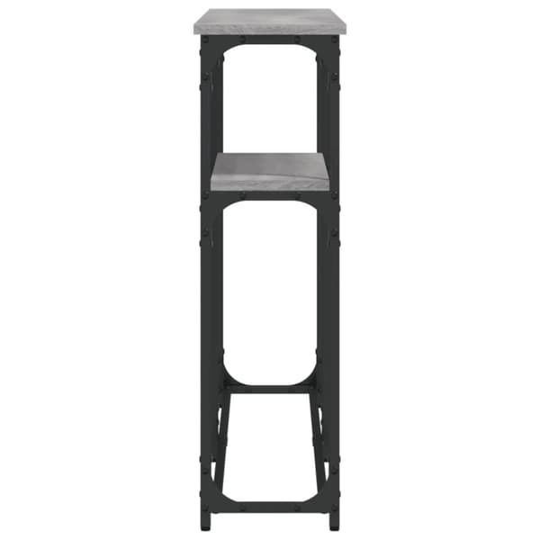 vidaXL konsolbord 145x22,5x75 cm konstrueret træ grå sonoma-eg